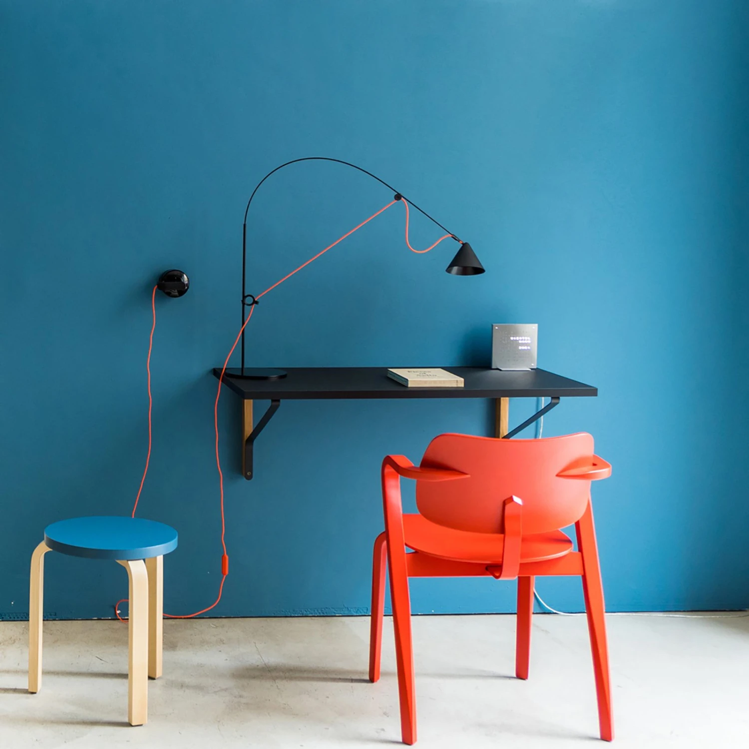 Midgard AYNO S Lampada Tavolo Nero/arancio 2.700K 2 Midgard AYNO S Lampada Tavolo Nero/arancio 2.700K - immagine 2