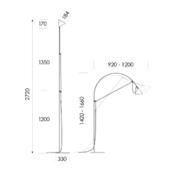 Midgard AYNO L Piantana Nero/arancio 2.700K -Philips Hue Shop 6738039 8