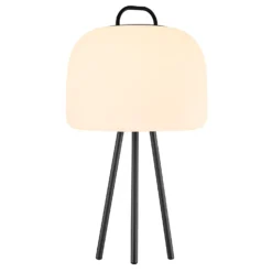 Nordlux Lampada Da Tavolo LED Kettle Treppiede In Metallo, Paralume 36cm