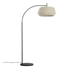 Nordlux Piantana Dicte, Paralume Legato A Mano, Ambra 5 Nordlux Piantana Dicte, Paralume Legato A Mano, Ambra -Philips Hue Shop 7006567 2