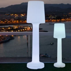Lampada Da Terra Newgarden Carmen Con Batteria Ricaricabile, Altezza 165 Cm