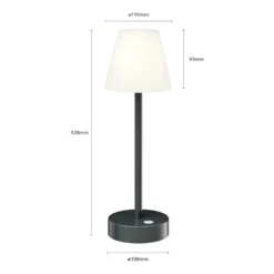 Newgarden Lola Slim LED Da Tavolo Accu, Antracite 13 Newgarden Lola Slim LED Da Tavolo Accu, Antracite -Philips Hue Shop 7025066 4