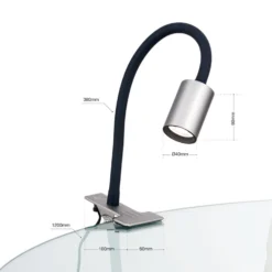 Orion Lampada LED A Pinza Kurt Nichel-satinato -Philips Hue Shop 7255604 4