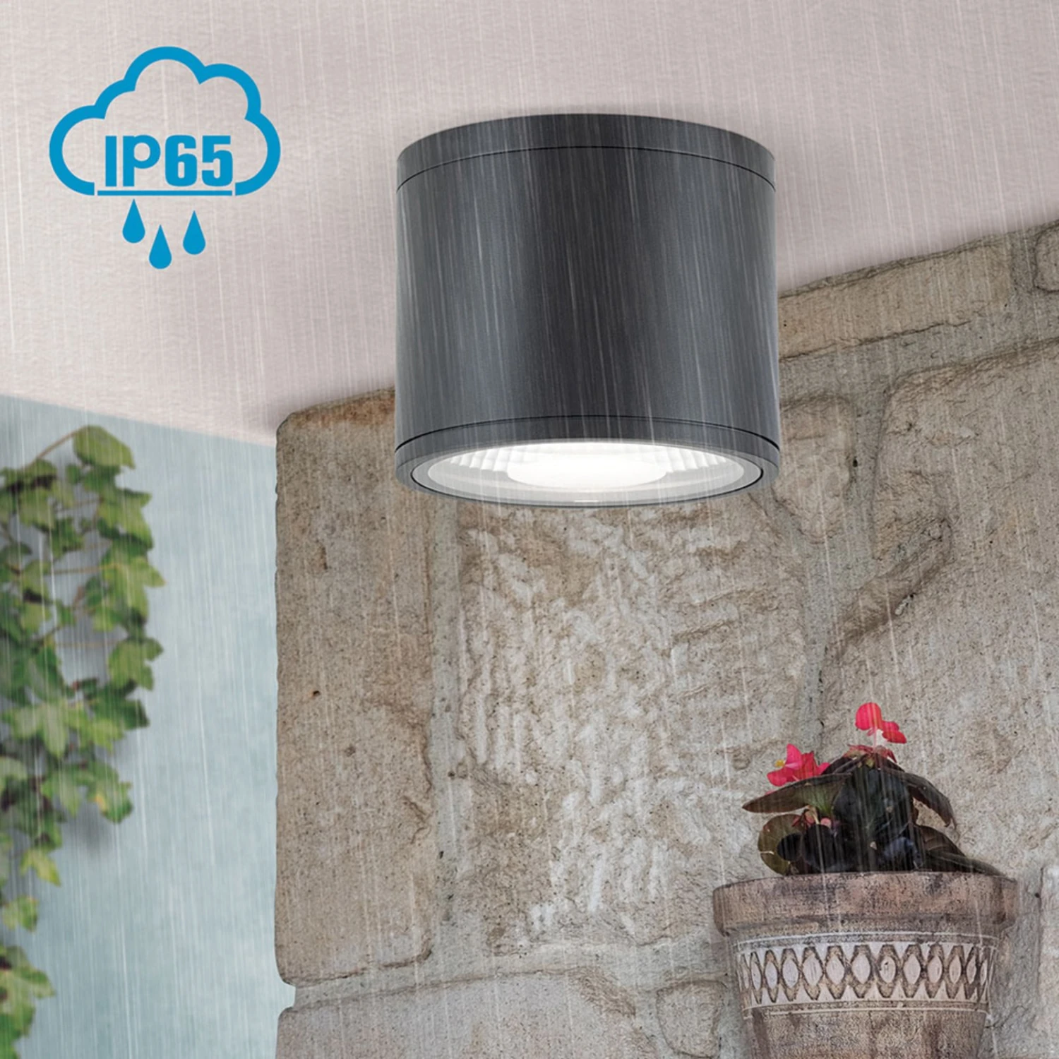 Orion Spot LED Da Soffitto Sputnik IP65 Ø 14,5 Cm Nero 4 Orion Spot LED Da Soffitto Sputnik IP65 Ø 14,5 Cm Nero - immagine 4