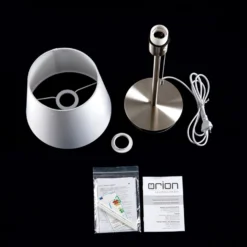 Orion Lampada Da Tavolo Ludwig Porta USB Bianco/nichel -Philips Hue Shop 7255710 7