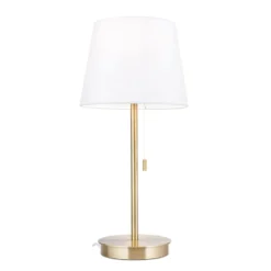 Orion Lampada Da Tavolo Ludwig Porta USB Bianco/ottone -Philips Hue Shop 7255711 3