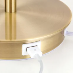 Orion Lampada Da Tavolo Ludwig Porta USB Bianco/ottone -Philips Hue Shop 7255711 5