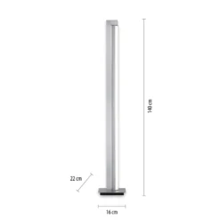 PURE Lines Piantana LED, Telecomando, Alluminio -Philips Hue Shop 7501760 4