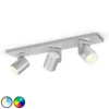 Philips Hue Argenta Spot LED 3 Luci Alluminio