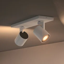 Philips Hue Runner 2 Luci Con Dimmer, Bianco
