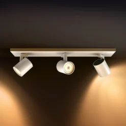 Philips Hue Runner 3 Luci Con Dimmer, Bianco