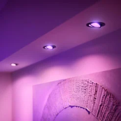 Philips Hue Centura Spot Incasso Rotondo 3x, Nero