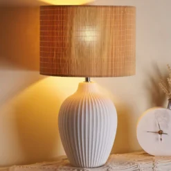 Pauleen Timber Glow Da Tavolo Paralume Di Bambù