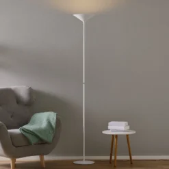 Rotaliana Dry Lampada LED Da Terra, Bianco