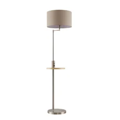 Lampada Da Terra Lindby Zinia, Colore Nichel, Ripiano, Connessione USB 14 Lampada Da Terra Lindby Zinia, Colore Nichel, Ripiano, Connessione USB -Philips Hue Shop 8032315 5
