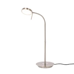 Lindby Sharani Lampada LED Da Tavolo, CCT, Nichel