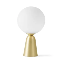 Lampada Da Tavolo Lunar Con Base Oro, Ø 12 Cm