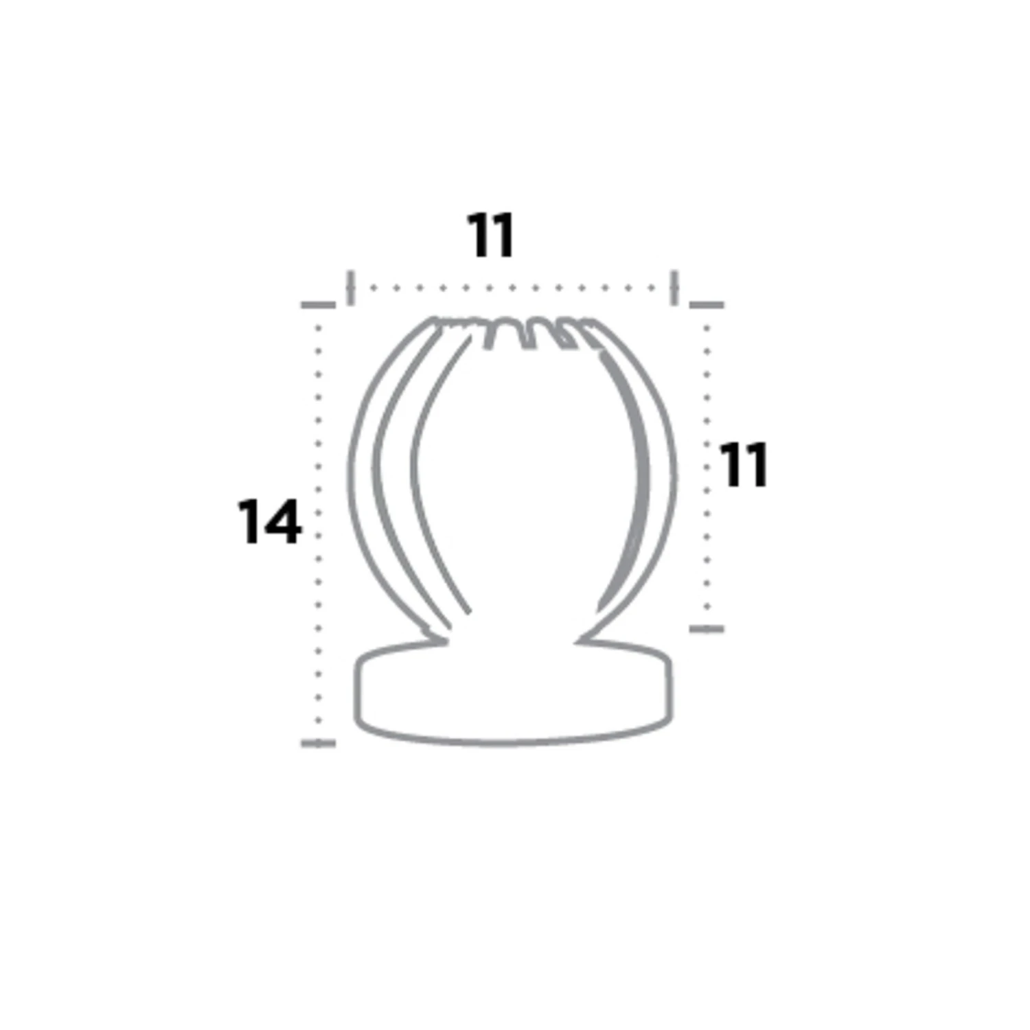 Lampada Da Tavolo Claw Touch, Paralume Fumè 4 Lampada Da Tavolo Claw Touch, Paralume Fumè - immagine 4