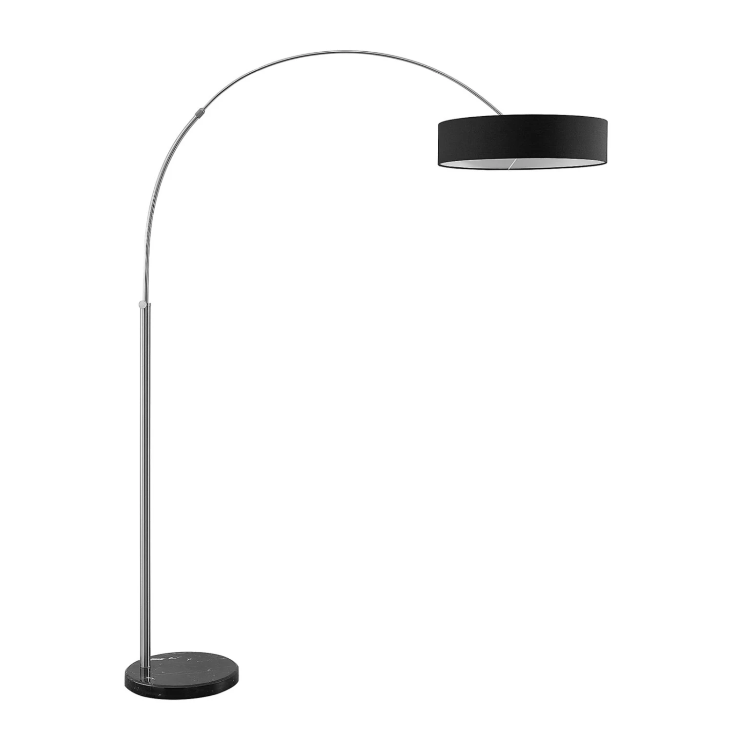 Shing - Lampada Da Terra Diffusore In Tessuto Nero 2 Shing - Lampada Da Terra Diffusore In Tessuto Nero - immagine 2