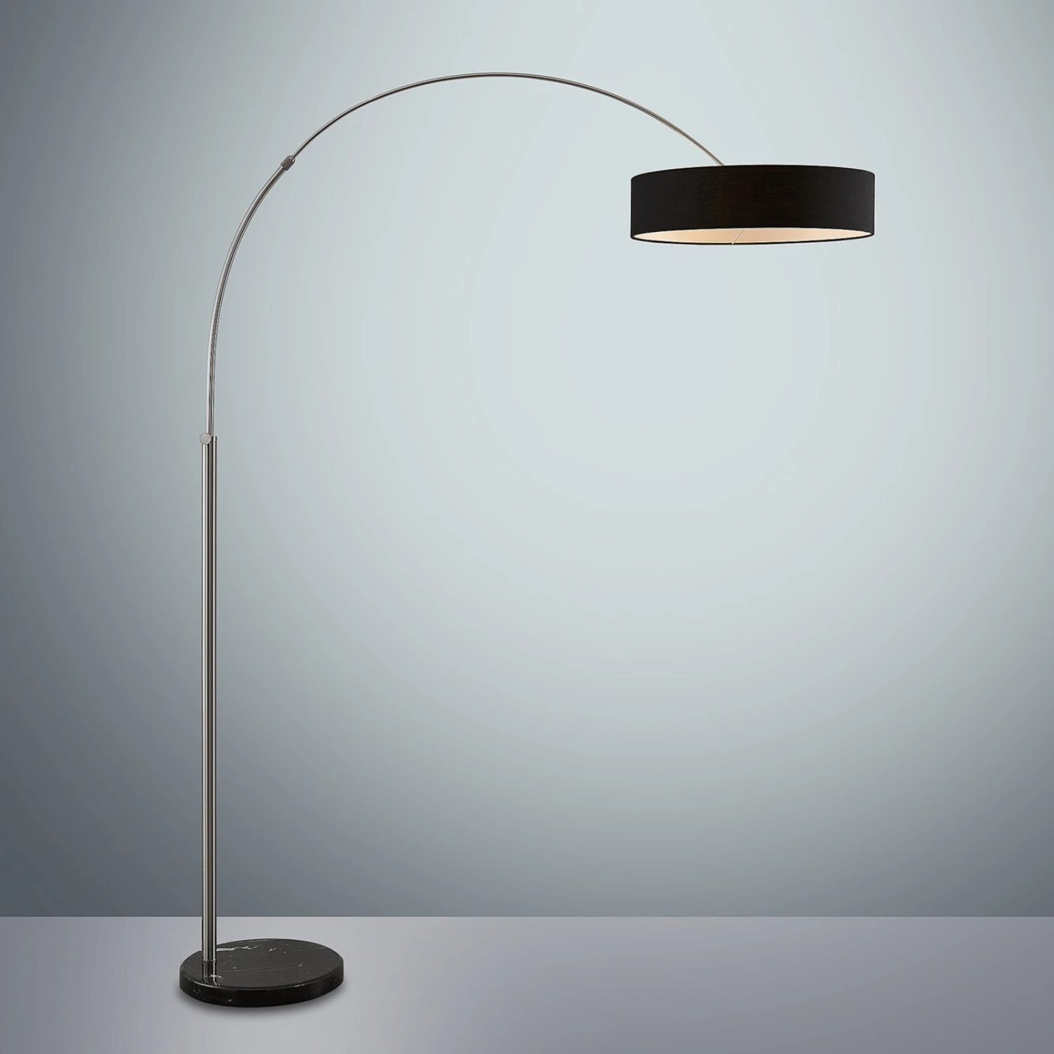 Shing - Lampada Da Terra Diffusore In Tessuto Nero 6 Shing - Lampada Da Terra Diffusore In Tessuto Nero - immagine 6