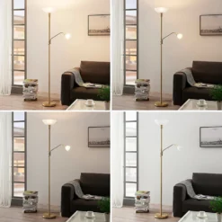 Piantana Jost Con Luce Di Lettura, Ottone Satinato -Philips Hue Shop 9621315 3