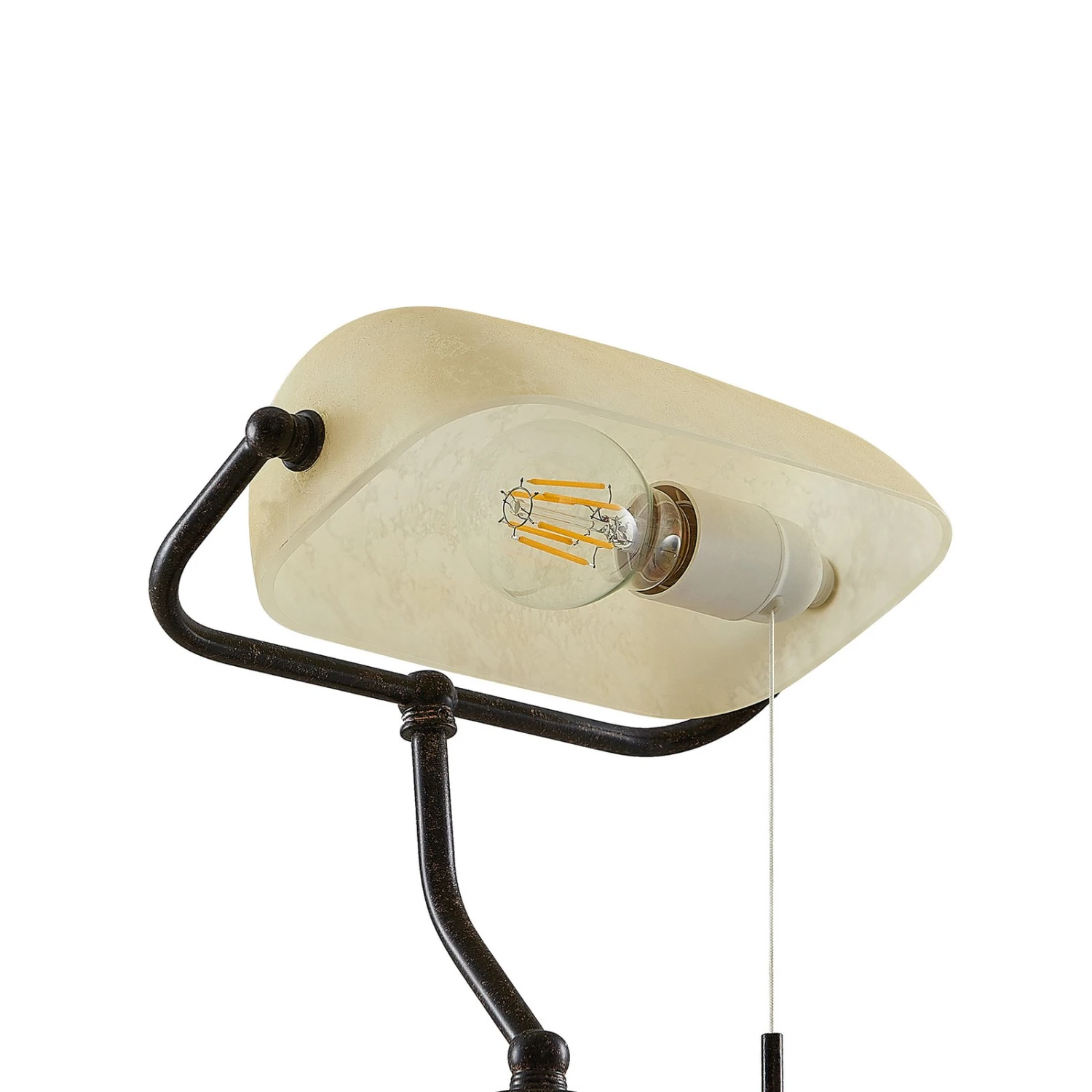 Lindby Profina Lampada Da Scrivania, Ruggine 6 Lindby Profina Lampada Da Scrivania, Ruggine - immagine 6