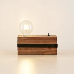 Lindby Sverina Lampada Da Tavolo Di Legno, 1 Luce -Philips Hue Shop 9921046 3