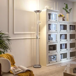 Lindby Josefin Lampada A LED Da Pavimento Nichel