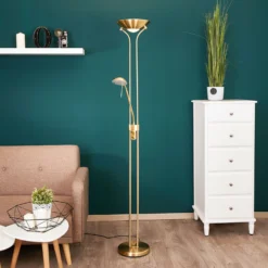 Lindby Josefin Lampada A LED Da Pavimento Ottone -Philips Hue Shop 9945234 3