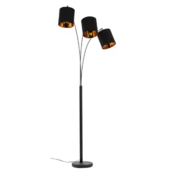 Lindby Nanika Piantana, Nero/oro -Philips Hue Shop 9945502 3