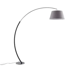 Lucande Lampada Ad Arco Evelyna Con Paralume Di Stoffa -Philips Hue Shop 9976110 2